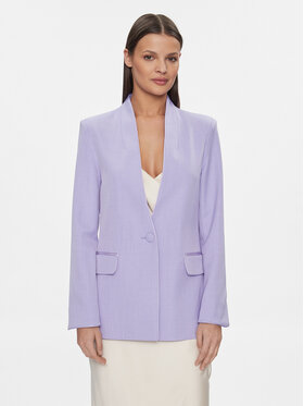 Fracomina Fracomina Sakko FR24SJ3001W67401 Violett Regular Fit