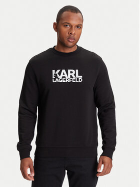KARL LAGERFELD KARL LAGERFELD Світшот 705091 553917 Чорний Regular Fit