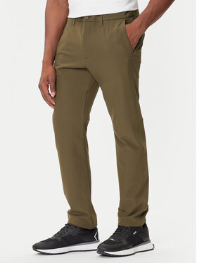 BOSS BOSS Spodnie materiałowe T_Commuter 50534303 Zielony Slim Fit