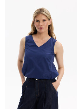 Deni Cler Milano Deni Cler Milano Top W-DC-0053-F5-F4-58-1 Granatowy Regular Fit
