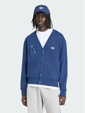 adidas adidas Kardigan 167877 Granatowy Loose Fit