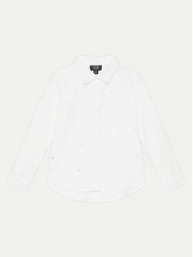 OVS OVS Риза 2074233 Бял Relaxed Fit