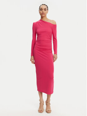 Rinascimento Rinascimento Kokteilinė suknelė CFC0122524003 Rožinė Slim Fit