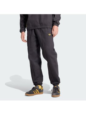 adidas adidas Spodnie materiałowe 157933 Czarny Loose Fit