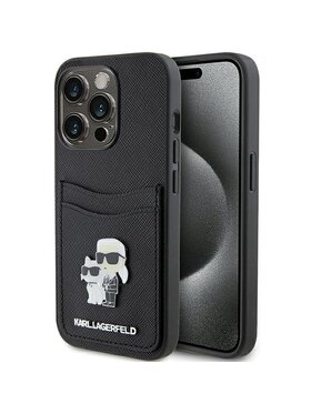 KARL LAGERFELD KARL LAGERFELD Etui na telefon iPhone 15 Pro Czarny