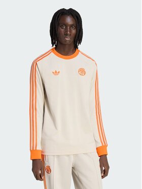 adidas adidas Koszulka techniczna FC Bayern Originals Beżowy Slim Fit