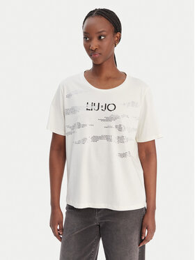 Liu Jo Sport Liu Jo Sport T-Shirt TA6265 JS923 Biały Regular Fit