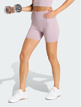 adidas adidas Szorty sportowe Workout Essentials 4 inch Fioletowy Fitted Fit