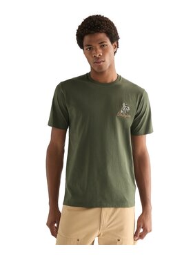 Wrangler Wrangler T-Shirt 112377989 Zielony Regular Fit