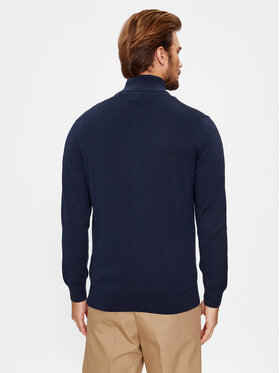 Gant Kardigan Casual Cotton Zip 8030164 Tamnoplava Regular Fit