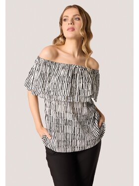 QUIOSQUE QUIOSQUE Bluzka 2UB001 Kolorowy Regular Fit