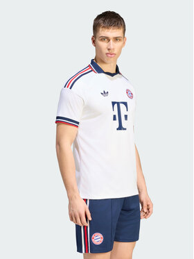 adidas adidas Koszulka techniczna 171353 Biały Slim Fit