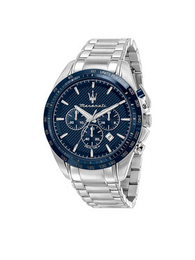 Maserati Maserati Zegarek Traguardo R8873612043 Srebrny
