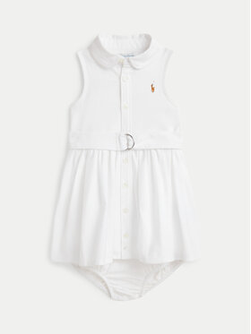 Polo Ralph Lauren Polo Ralph Lauren Rochie de zi 310934188001 Alb Regular Fit