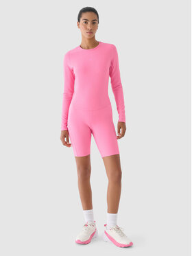 4F 4F Legginsy 4FRAW24TFSTF047-54S Różowy Slim Leg
