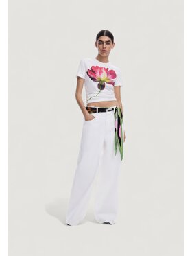 Desigual Desigual Szalik FOU_BOTANIC DREAMZ_DIAMOND Czarny