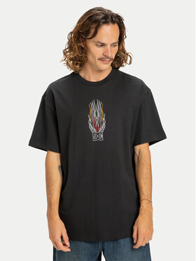 DC Shoes DC Shoes T-krekls Burn Out EDYZT04356 Melns Regular Fit
