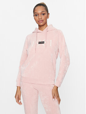 Guess Guess Mikina V3BQ01 KBC00 Ružová Regular Fit