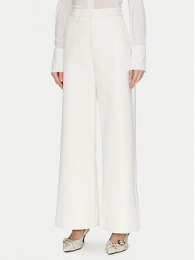 BARDOT BARDOT Pantaloni in similpelle 58936PB1 Bianco Regular Fit