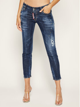 Dsquared2 Dsquared2 Farmer Jennifer Cropped S72LB0268 Sötétkék Slim Fit