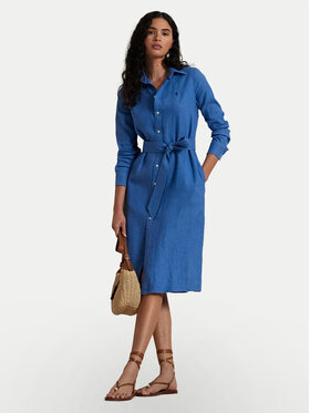 Polo Ralph Lauren Polo Ralph Lauren Hemdkleid 211943992004 Blau Regular Fit