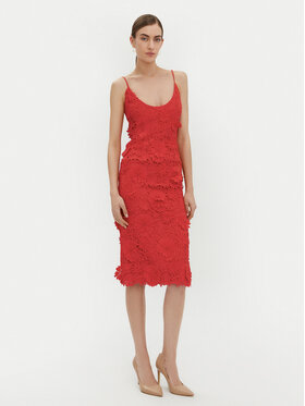 BARDOT BARDOT Koktejlové šaty 59747DB Červená Regular Fit