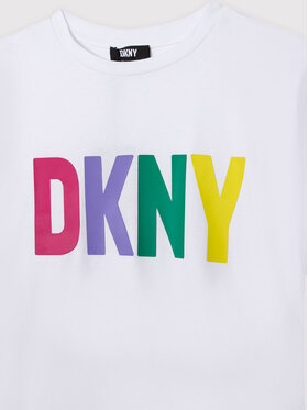 DKNY Majica D35S31 S Bela Relaxed Fit