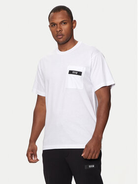 Versace Jeans Couture Versace Jeans Couture T-Shirt 76GAHE05 Biały Regular Fit