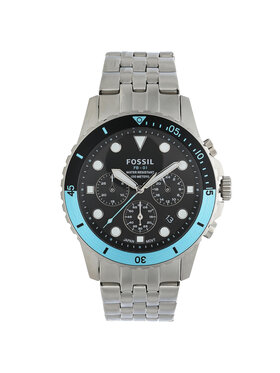 Fossil Fossil Zegarek FB-01 FS5827 Srebrny
