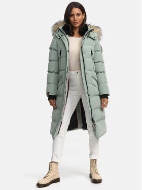Marikoo Marikoo Kurtka zimowa Schneesternchen Zielony Regular Fit