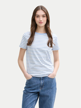 Tom Tailor Denim Tom Tailor Denim T-Shirt 1035867 Modrá Boxy Fit