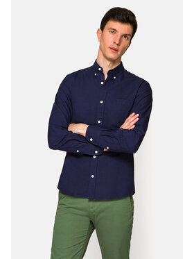 Lancerto Lancerto Koszula Louise KO073121000012 Granatowy Slim Fit