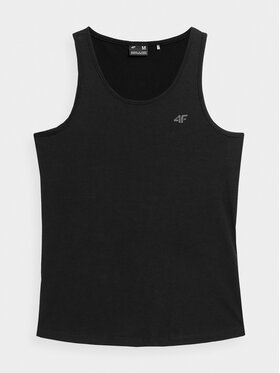 4F 4F Top 4FSS23TTSHF581 Czarny Regular Fit