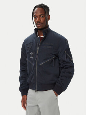 Aeronautica Militare Aeronautica Militare Μπόμπερ μπουφάν 262AB3077UCT04361 Σκούρο μπλε Regular Fit