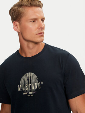 Mustang T-shirt Austin 1015646 Tamnoplava Regular Fit