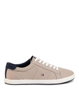 Tommy Hilfiger Tommy Hilfiger Teniși Iconic Long Lace Sneaker FM0FM01536AEP Bej