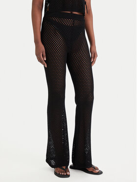 Guess Guess Stoffhose E6GB05 Z5632 Schwarz Regular Fit