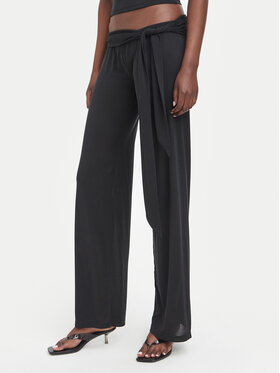 Juicy Couture Juicy Couture Hlače iz tkanine JCWFE226332 Črna Regular Fit