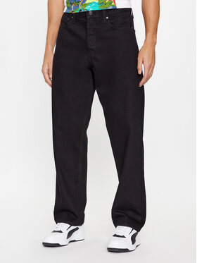 Jack&Jones Jack&Jones Jeansy 12241169 Czarny Loose Fit