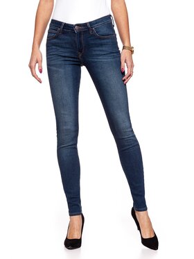 Lee Lee Jeansy SCARLETT Niebieski Skinny Fit