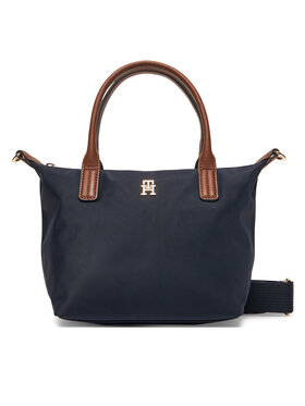 Tommy Hilfiger Tommy Hilfiger Handtasche Popette Mini Tote AW0AW17709 Dunkelblau