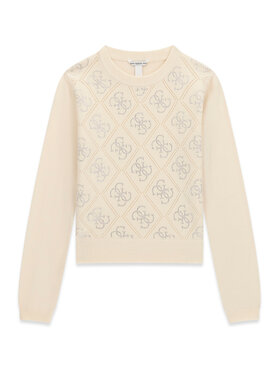 Guess Guess Džemperis J6BR13 Z1347 Krēmkrāsas Regular Fit