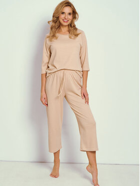 Taro Taro Piżama T3347-01 Beżowy Basic Fit