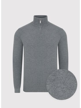 Pako Lorente Pako Lorente Sweter P24WF-2X-005 Szary Classic Fit