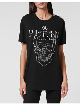 PHILIPP PLEIN PHILIPP PLEIN Tričko 13631 Čierna Regular Fit