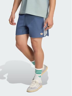 adidas adidas Szorty materiałowe 164259 Niebieski jasny Loose Fit