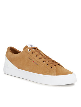 Tommy Hilfiger Tommy Hilfiger Snīkeri Th Hi Vulc Core Low Suede FM0FM04817 Brūns