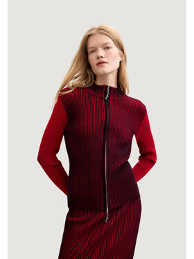 Desigual Desigual Cardigan JERS_BLOODY Rosso Modern Fit