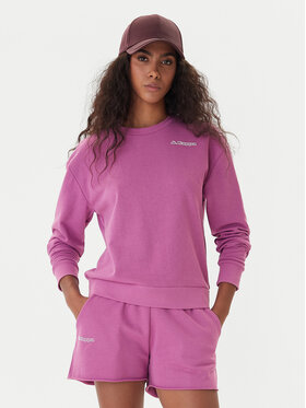 Kappa Kappa Majica dugih rukava Logo Fekka 371M5EW Ljubičasta Regular Fit
