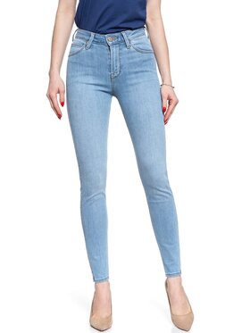Lee Lee Jeansy SCARLETT HIGH Niebieski Skinny Fit